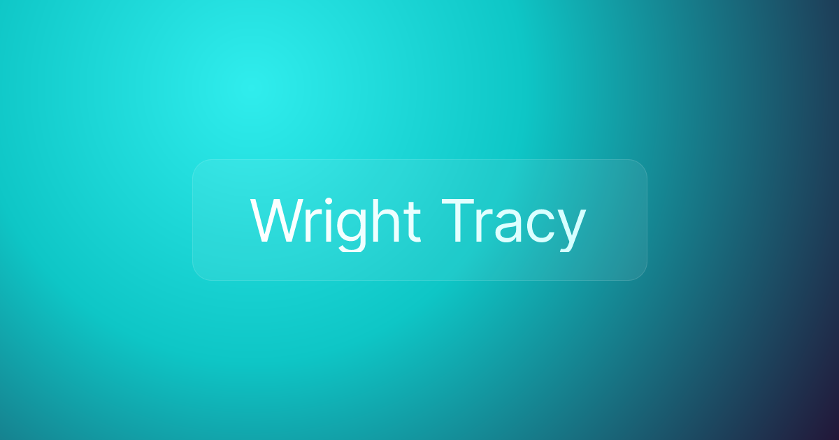 Wright Tracy
