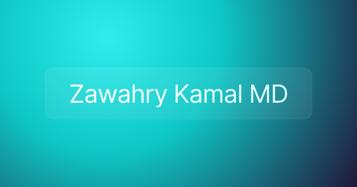 Zawahry Kamal MD