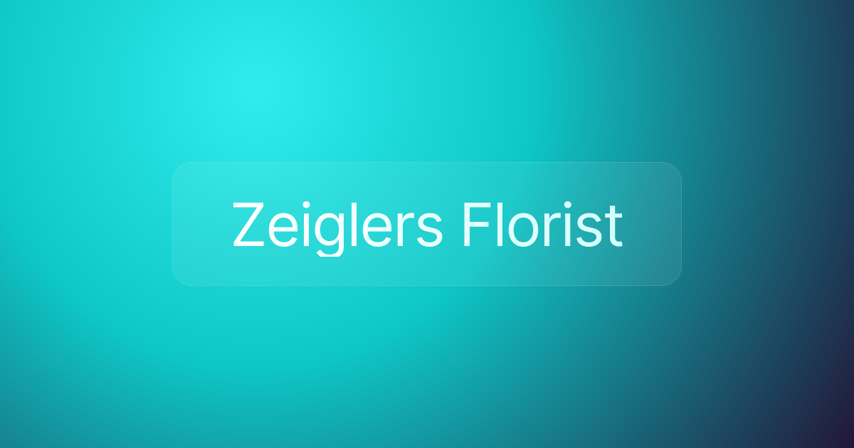 Zeiglers Florist