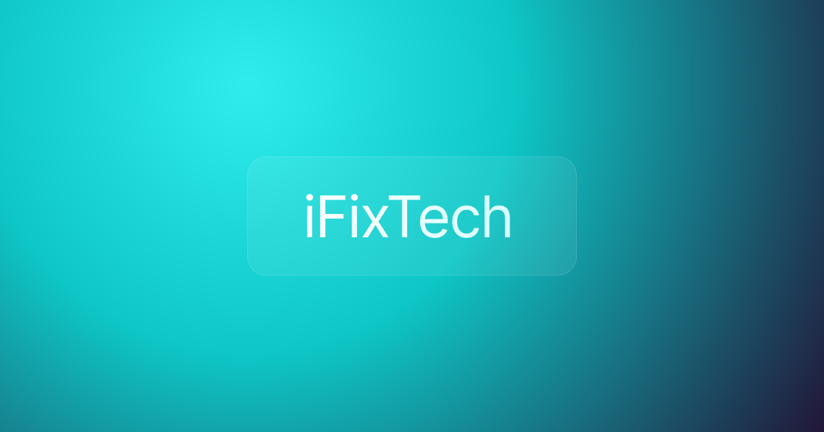 iFixTech